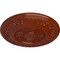 Ekena Millwork Nestor Ceiling Medallion (Fits Canopies up to 5"), Hand-Painted Firebrick, 25 7/8"OD x 2 1/4"P CM25NEFIF - alternate 4